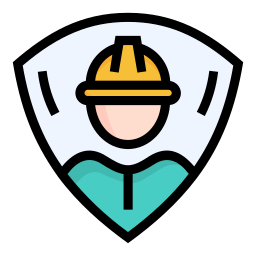 Safety at work icon