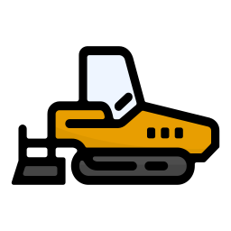 Asphalt paver icon