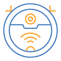 Robot vacuum icon