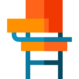 Desk chair icon