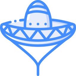 Mexican hat icon