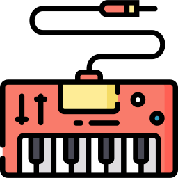 elektrisches keyboard icon