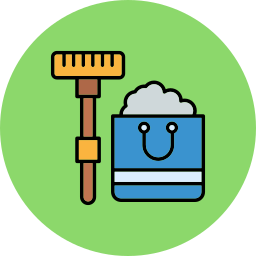 Cleaning brush icon