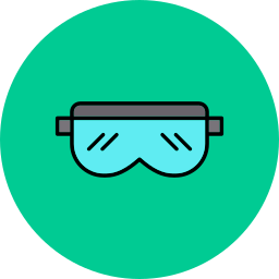 Safety glasses icon