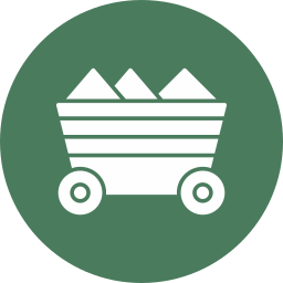 Mining cart icon