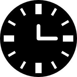 블랙 wallclock icon