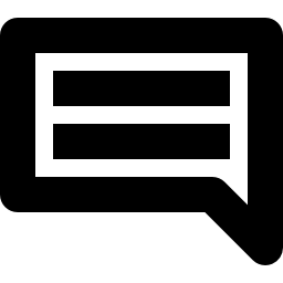 Speech bubble icon