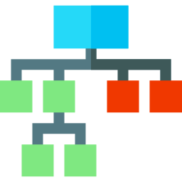 diagramma di flusso icona