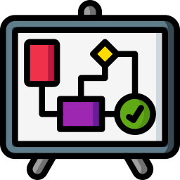 Flow chart icon