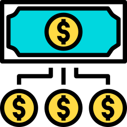 Money exchange icon