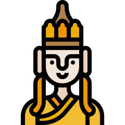 Buddha statue icon