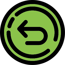 Left turn icon