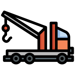 Crane truck icon