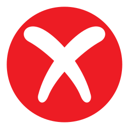 Letter x icon