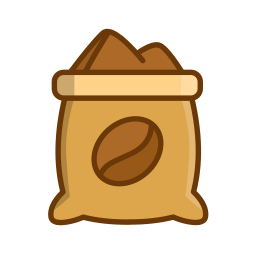 Coffee bag icon