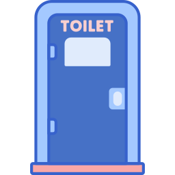 tragbare toilette icon