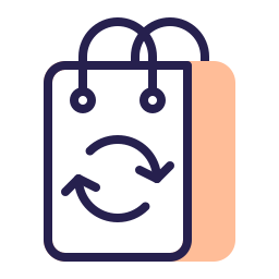 Eco bag icon