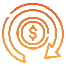 Dollar exchange icon