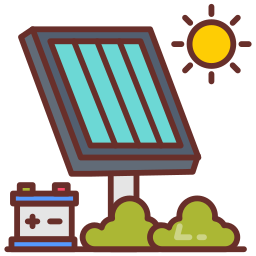 Solar panel icon