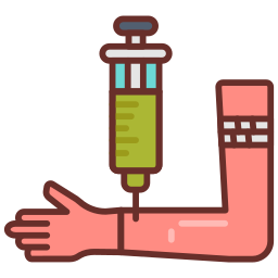 Blood sample icon