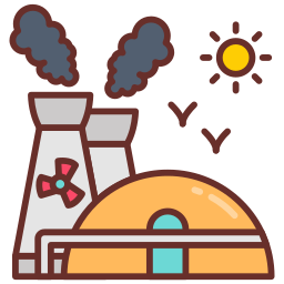 centrale nucleare icona