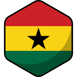 ghana flagge icon