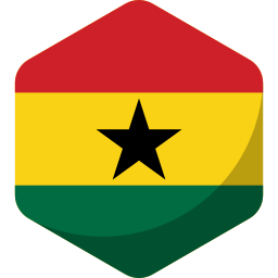 ghana flagge icon