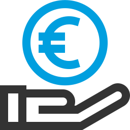 Euro currency icon