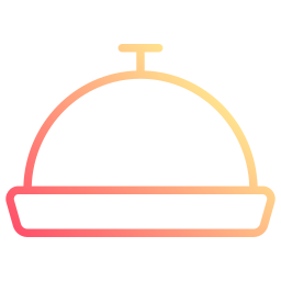 vassoio per alimenti icona