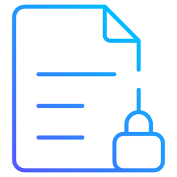 bestand vergrendelen icoon
