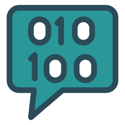 Binary code icon