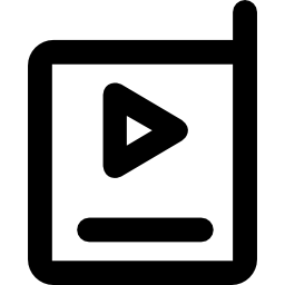 Video player icon