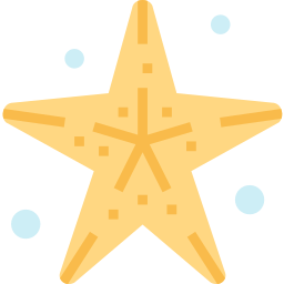 Estrelas do mar Ícone