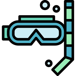 Diving glasses icon