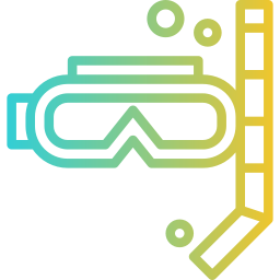 Diving glasses icon