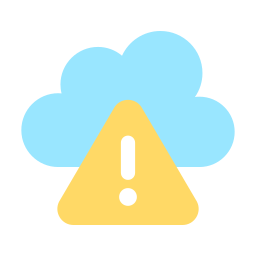 Cloud alert icon