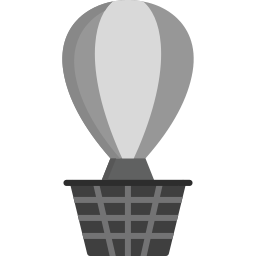 Hot air ballon icon