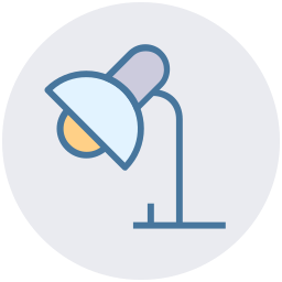 Desk lamp icon