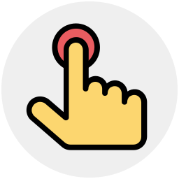 Hand gesture icon