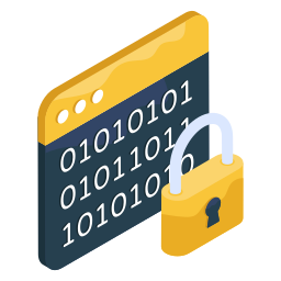 Secure data icon