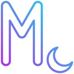 文字 m icon