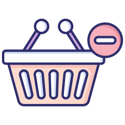 Remove from cart icon