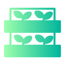 Vertical garden icon