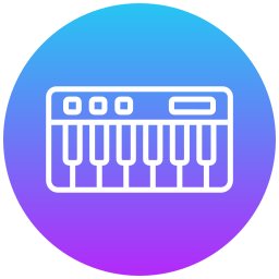 Piano keyboard icon