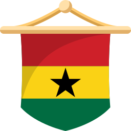 ghana flagge icon