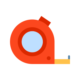 Measurement tape icon