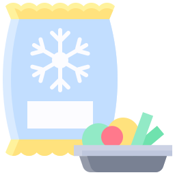 Frozen goods icon