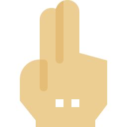 zwei finger icon