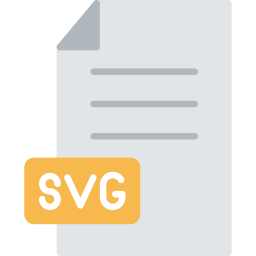 Svg file format icon