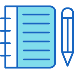 carnet de croquis Icône